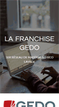 Mobile Screenshot of franchise.gedo.fr