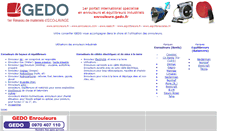 Desktop Screenshot of enrouleurs.gedo.fr