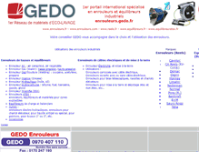 Tablet Screenshot of enrouleurs.gedo.fr